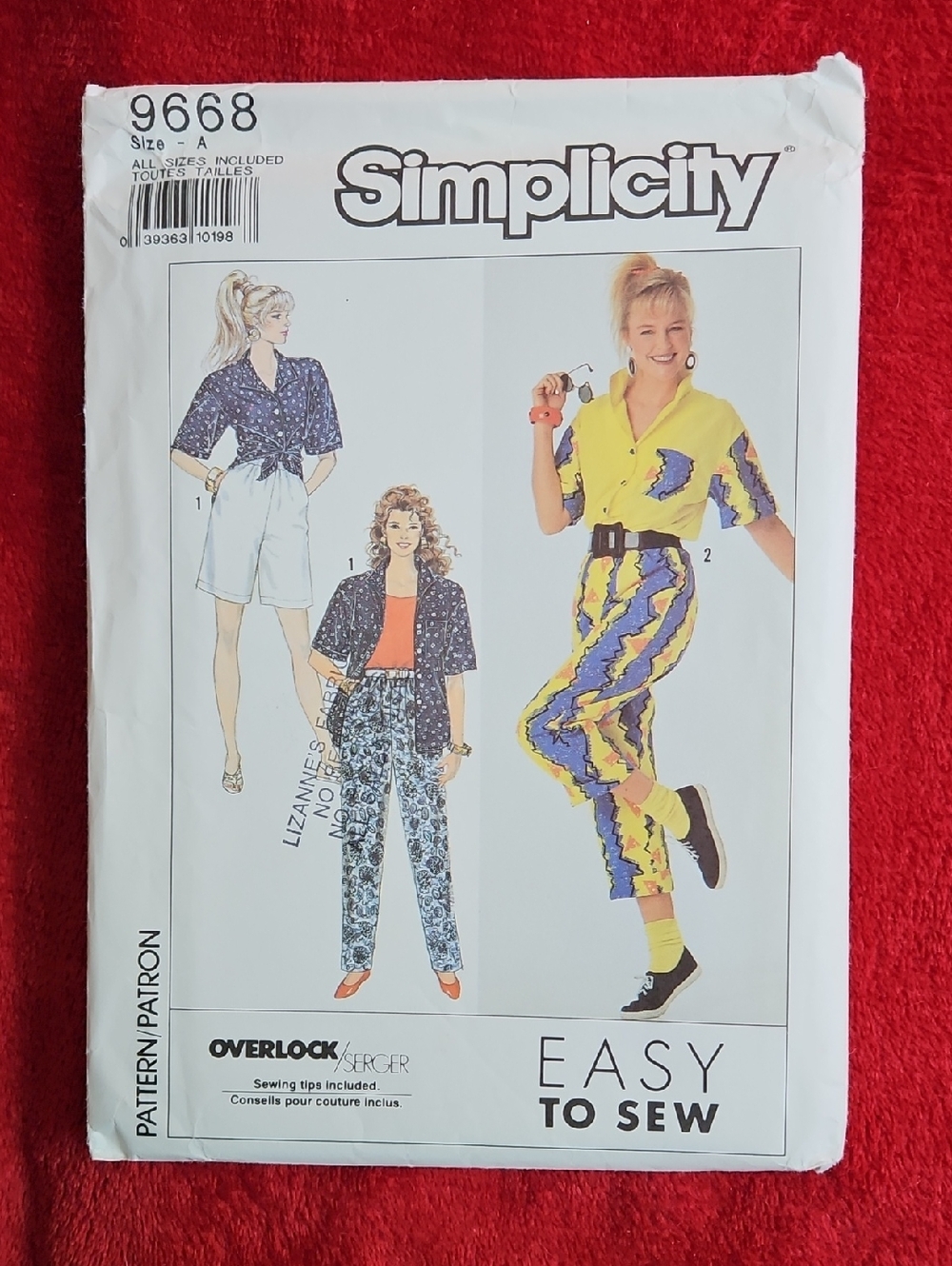 Simplicity Uncut Pants, Shirt And Shorts Sewing Pattern